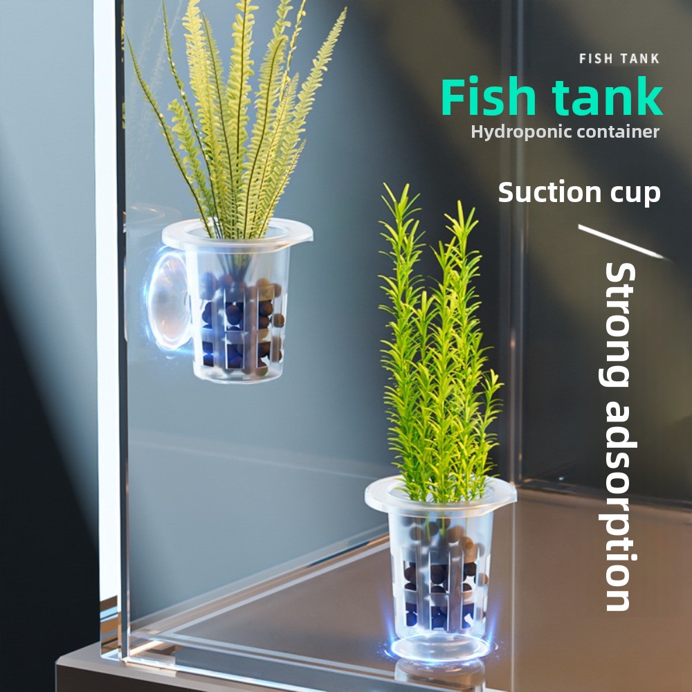 Hydroponic Grow Pod - 10 Stück Transparente Hydrokultur-Pflanzentöpfe aus Kunststoff