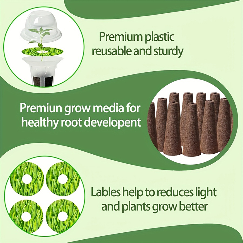 Hydroponic Grow Pod - Beleben Sie Ihren Hydroponik-Garten! 67 universelle