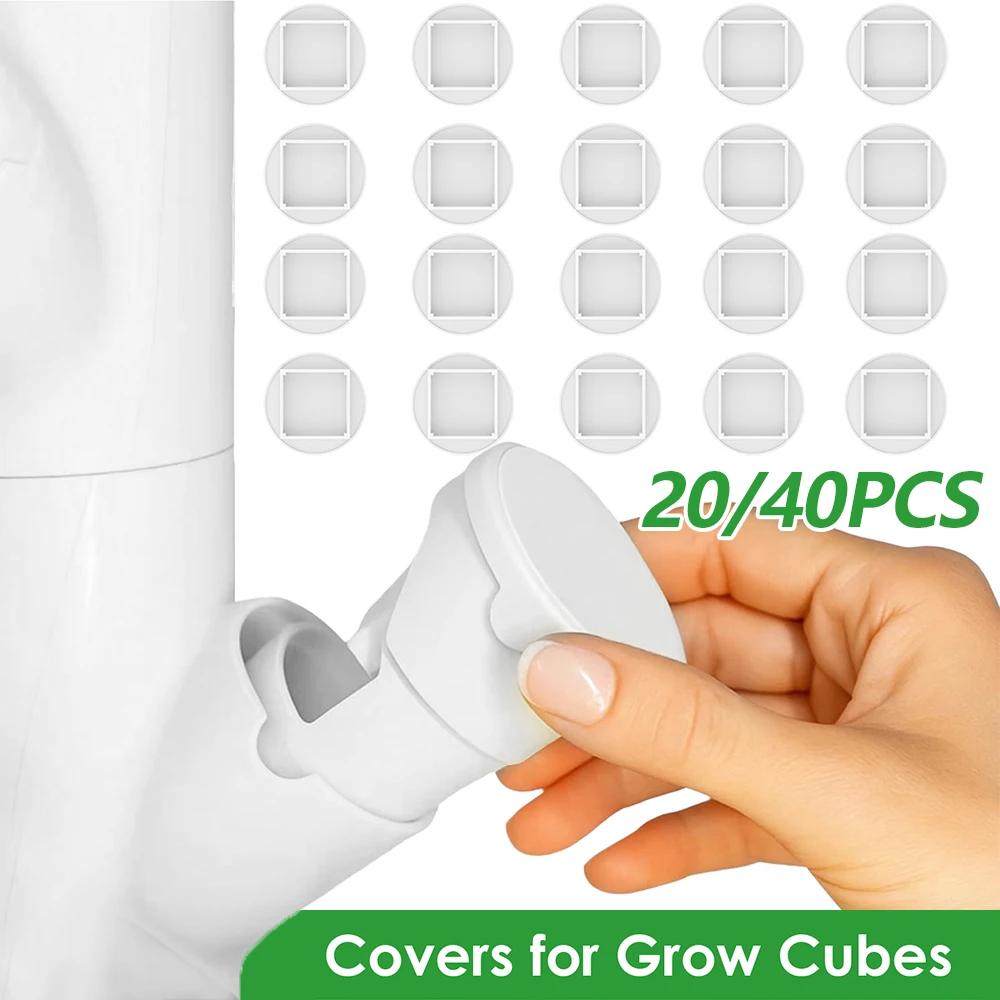 Hydroponic Grow Pod - 20/40 Stück Hydroponik-System Kunststoffabdeckung Wiederverwendbare Sichere