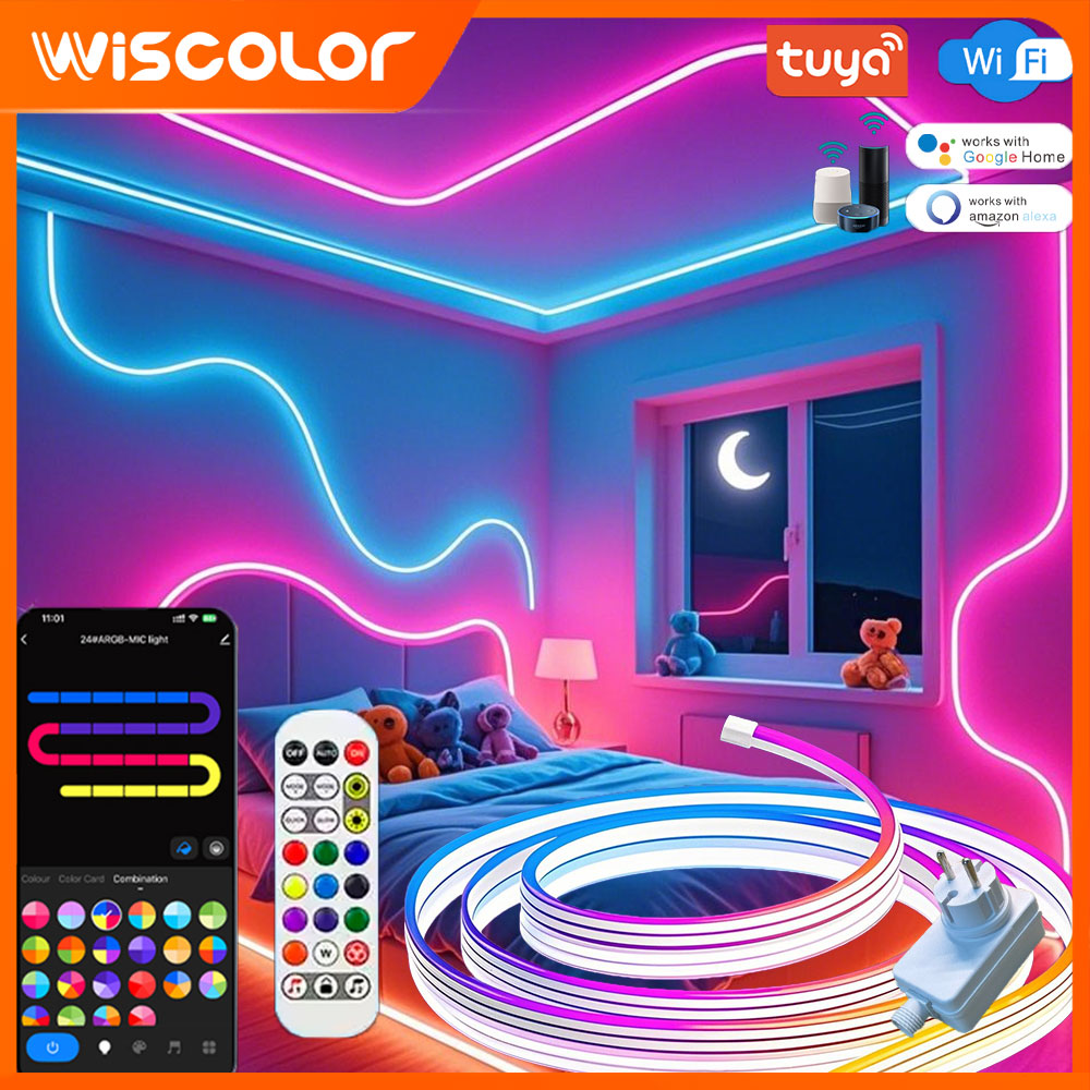 Smart Garden Rooms - WISCOLOR 24V TUYA WIFI LED Neon-Lichtstreifen