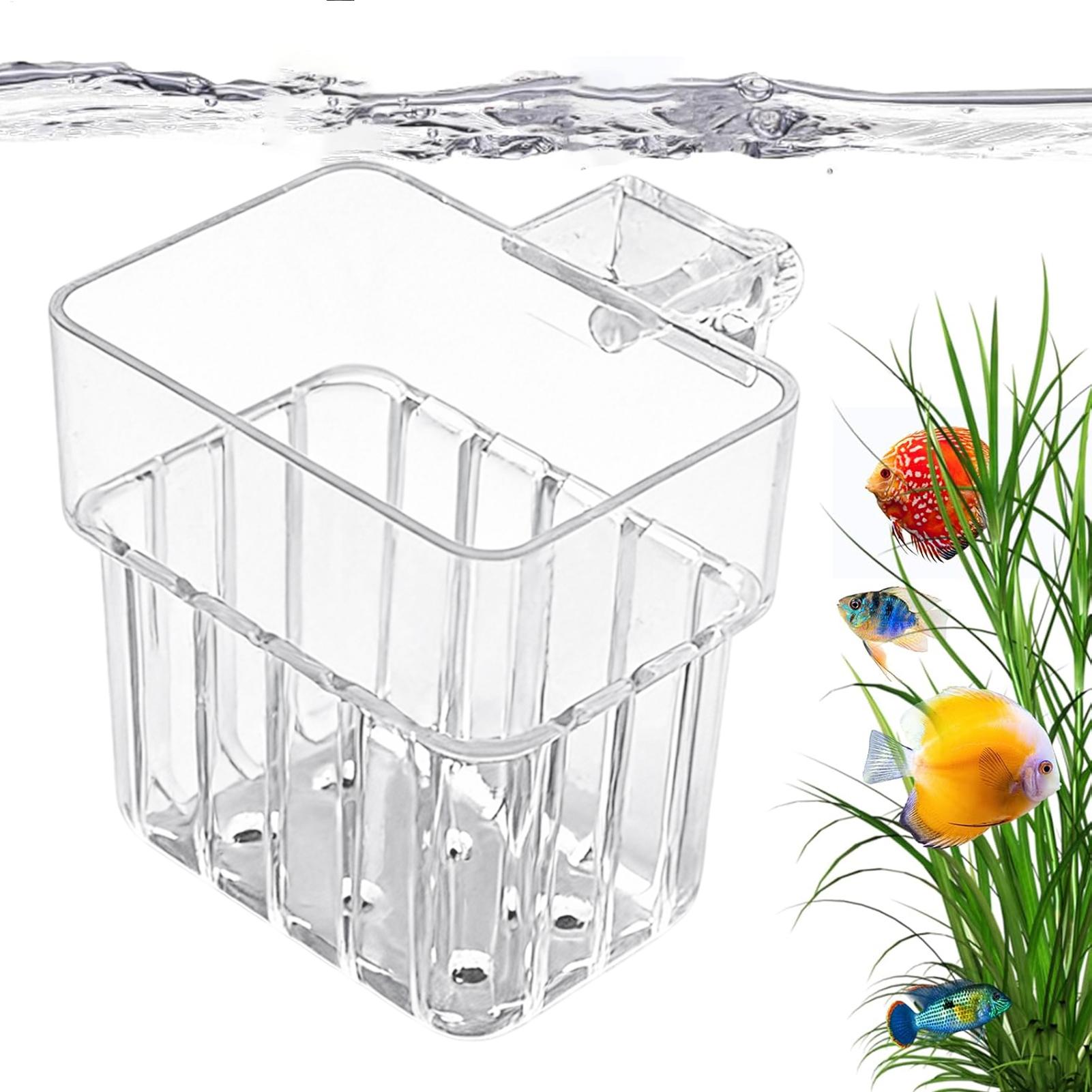Hydroponic Grow Pod - Transparenter Aquarium-Hängetopf, Aufhängbarer Aquarienpflanzenhalter, Stabile Befestigung