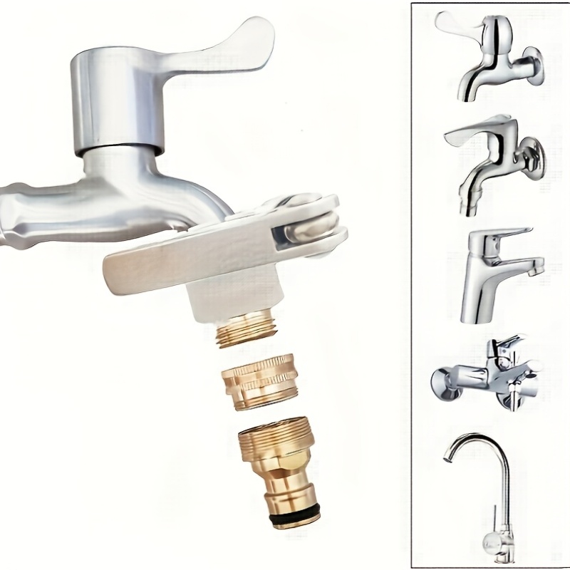 Smart Garden Hose - Universeller Gartenschlauch-Adapter Robuster Wasserhahnanschluss Wasserleitungs-Verbindungswerkzeug Outdoor-Bewässerungssystem