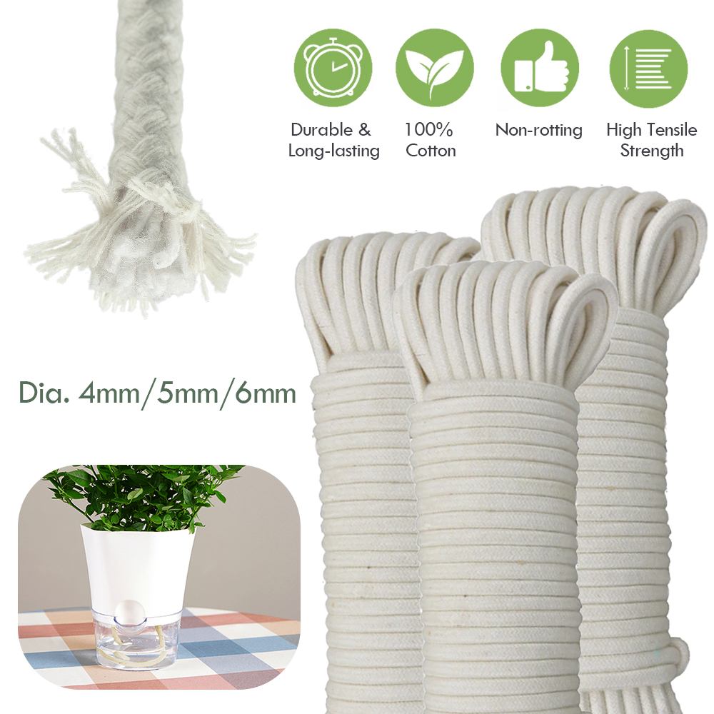 Smart Garden Herb - /6mm selbst bewässernde Baumwolle Docht Schnur
