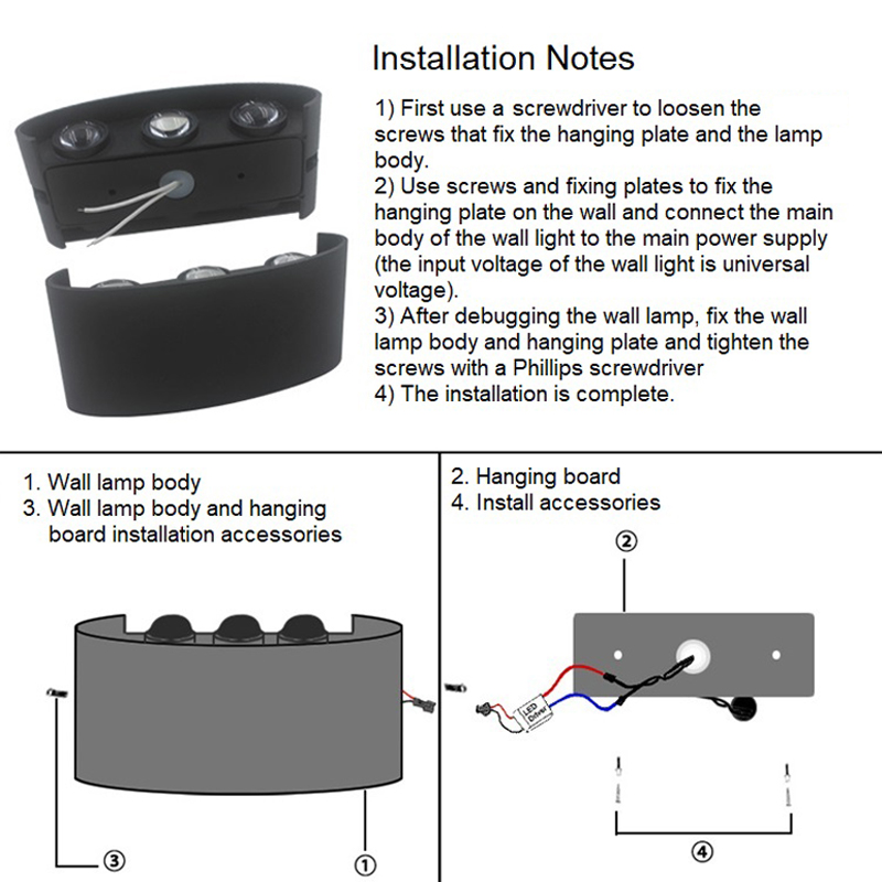 6W 8W RGBW Up Down LED Wandleu – Smart Garden Rooms Bewertung und Preis