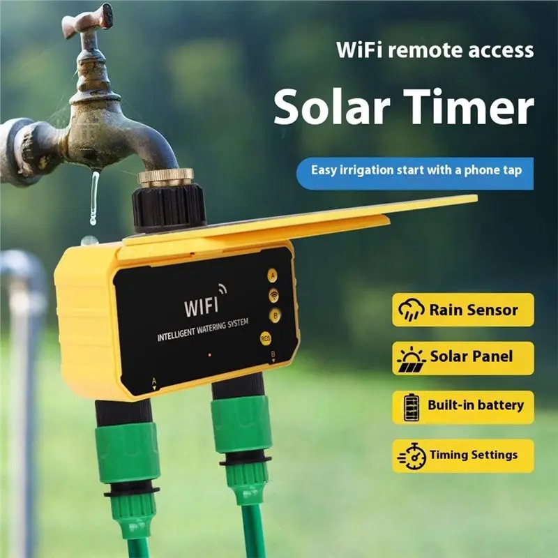 1/2 Ausgänge WLAN Solar-Bewäss – Wifi Irrigation Timer Bewertung und Preis