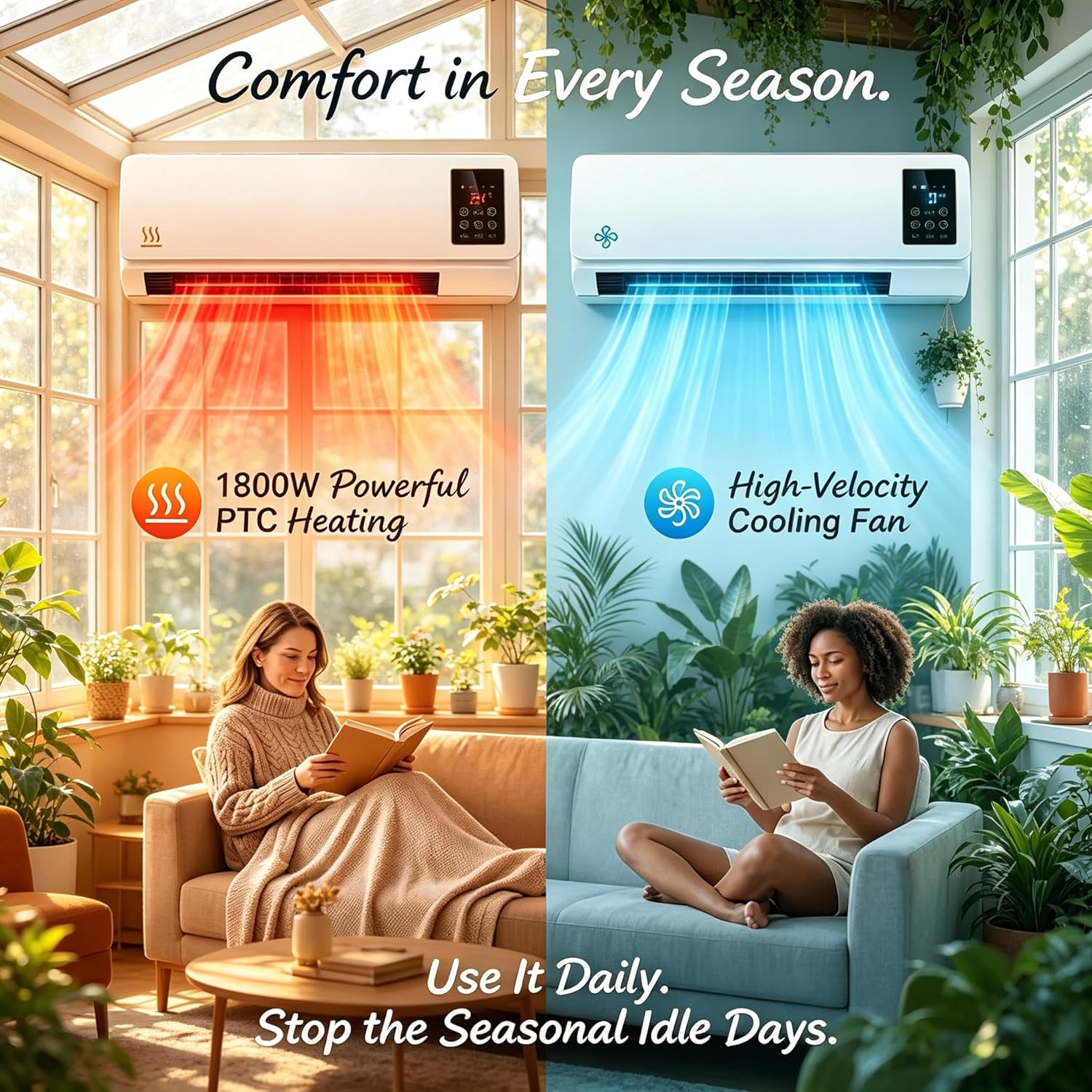 Wandmontierte Kanallose Klimaa – Smart Garden Rooms Bewertung und Preis