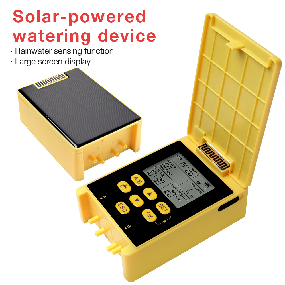 Solar Power Doppelpumpe Bewäss – Smart Garden Sprinkler Bewertung und Preis