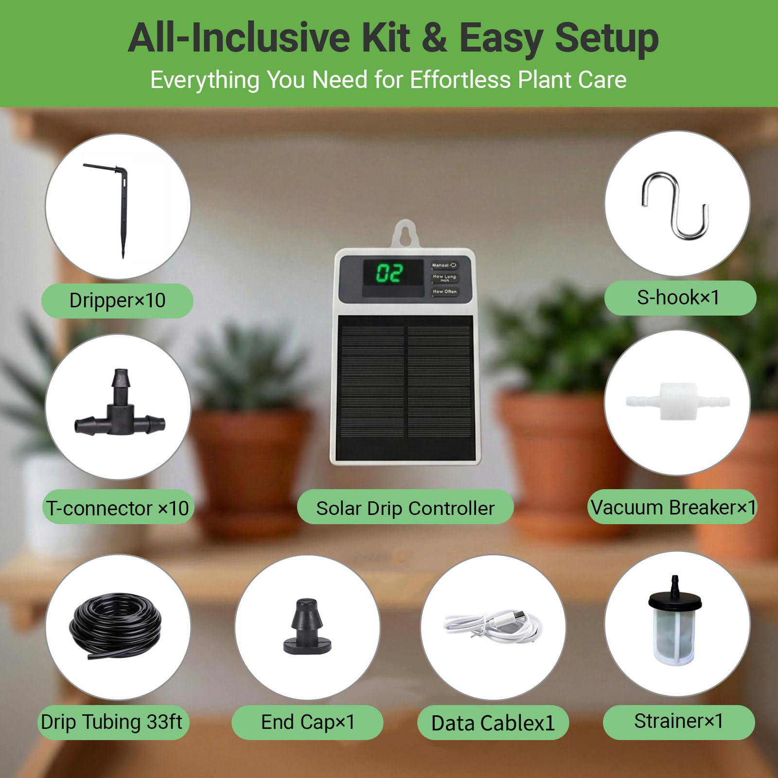 Verbessertes Solarbetriebenes  – Smart Garden Sprinkler Bewertung und Preis