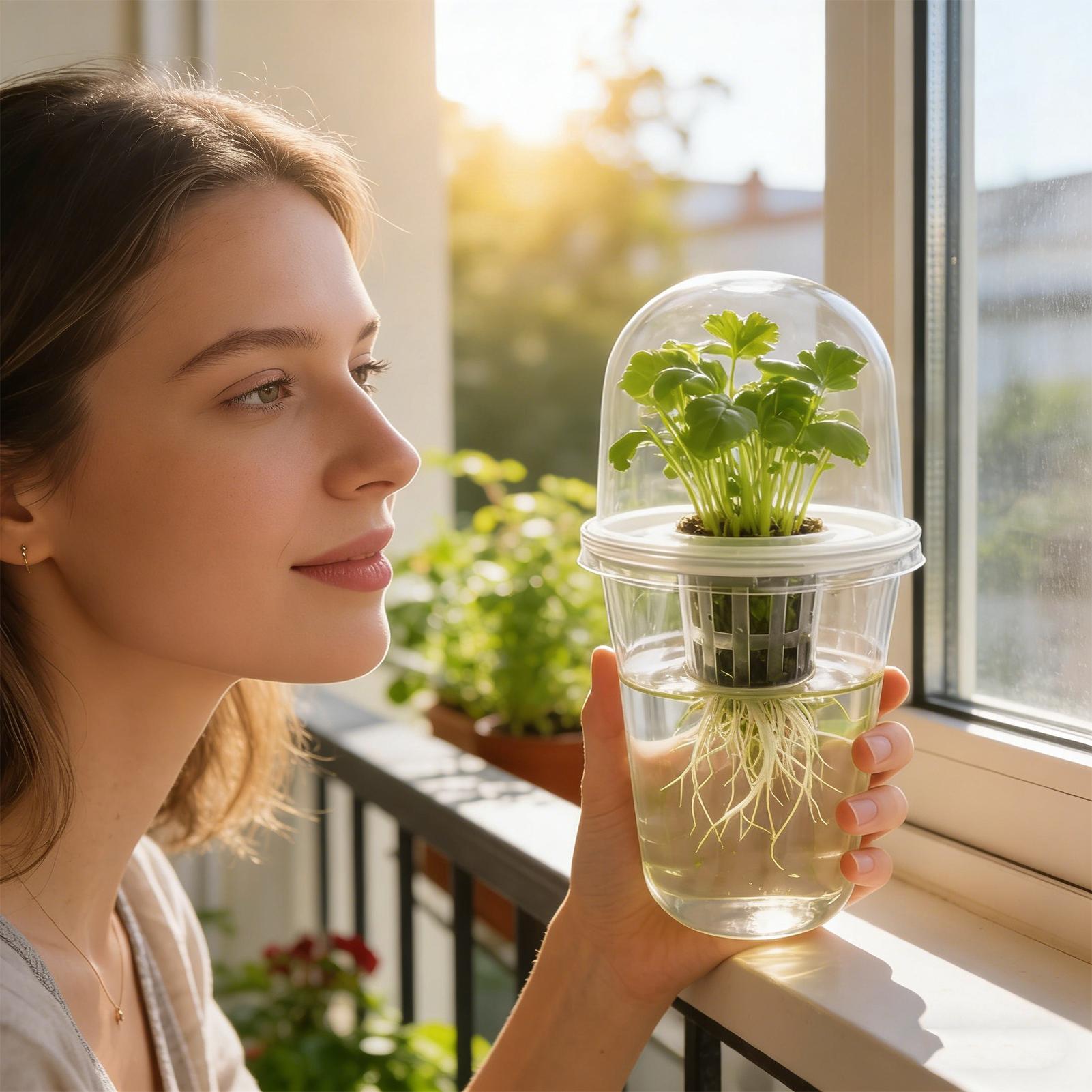 1-5 Stück Transparente Pflanze – Hydroponic Grow Pod Bewertung und Preis