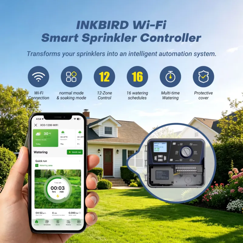Inkbird 12-Kanal Smart Sprinkl – Wifi Irrigation Timer Bewertung und Preis