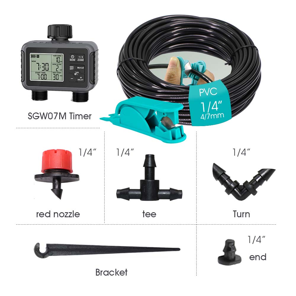 Duale Zonen Unabhängige LCD-An – Smart Garden Sprinkler Bewertung und Preis