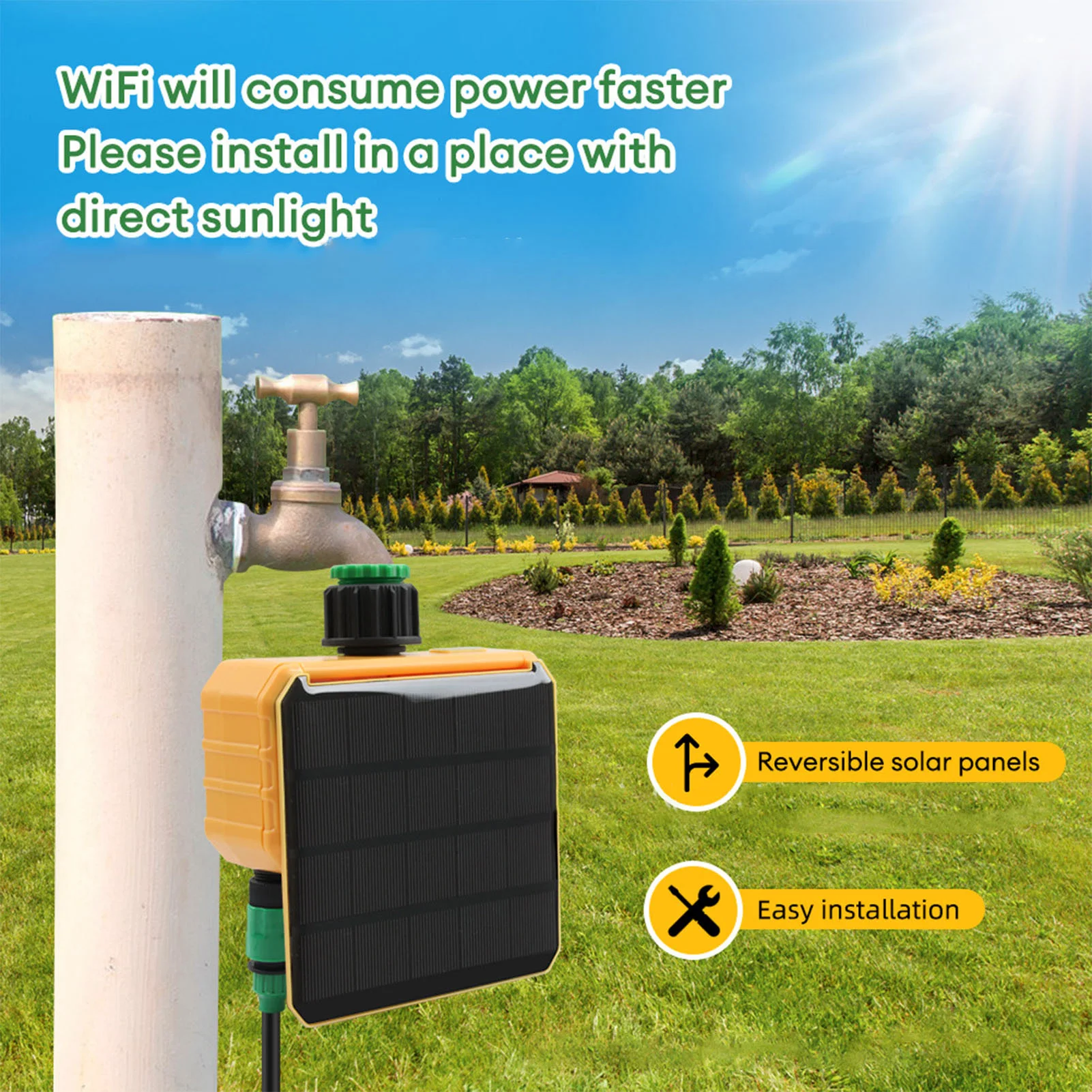 Solarbetriebener WLAN-Smart-Be – Smart Garden Sprinkler Bewertung und Preis