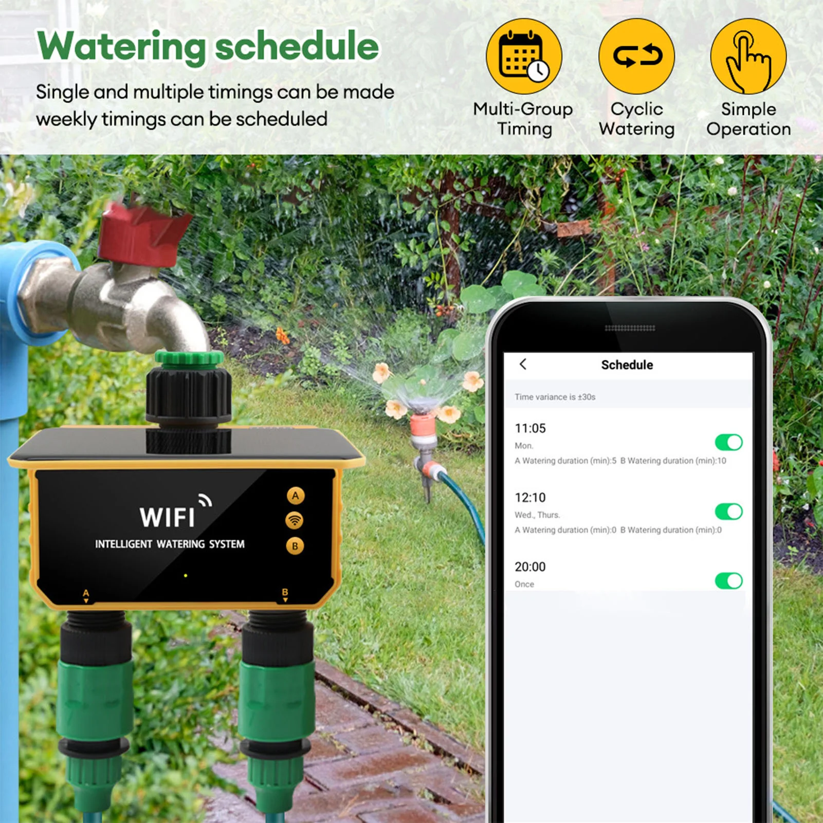 Solarbetriebener WLAN-Smart-Be – Smart Garden Sprinkler Bewertung und Preis