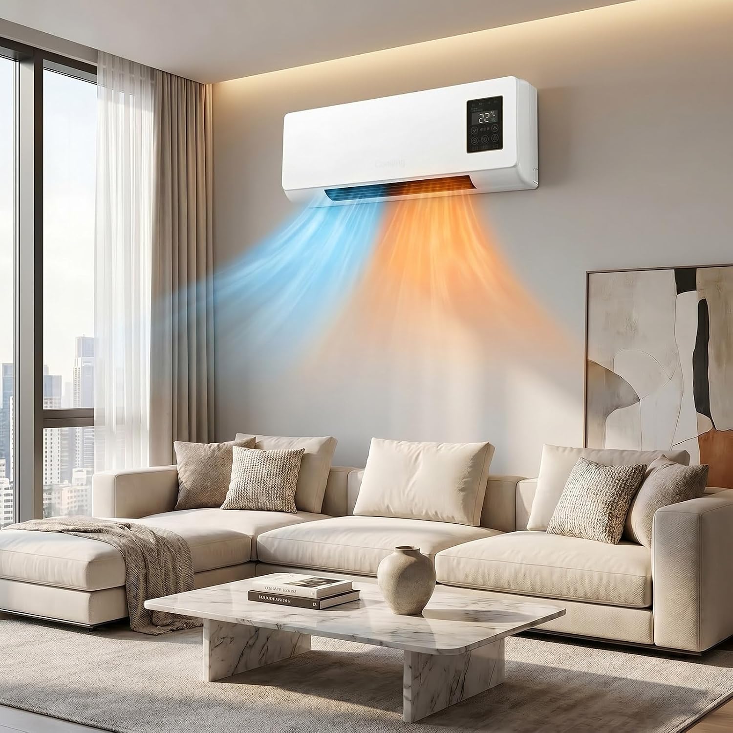 1800W Wandmontierte Klimaanlag – Smart Garden Rooms Bewertung und Preis