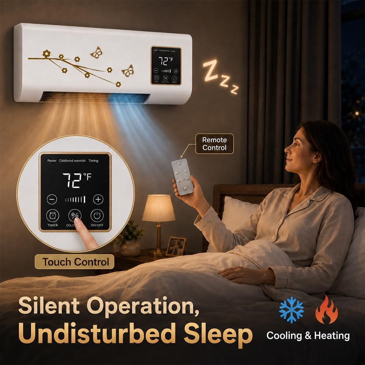 1800W Wandmontierte Klimaanlag – Smart Garden Rooms Bewertung und Preis