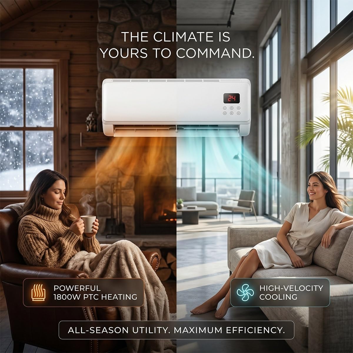 Wandmontierte Klimaanlage mit  – Smart Garden Rooms Bewertung und Preis