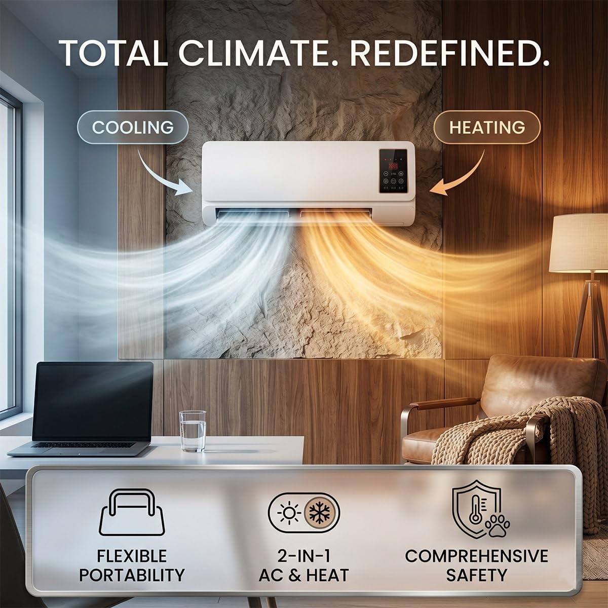 Wandmontierte Klimaanlage mit  – Smart Garden Rooms Bewertung und Preis