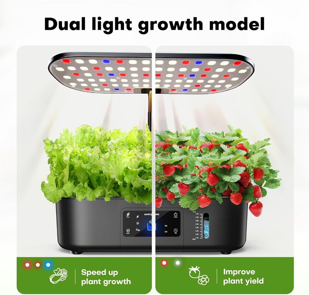12-Pod Indoor-Hydroponik-Garte – Hydroponic Grow Pod Bewertung und Preis